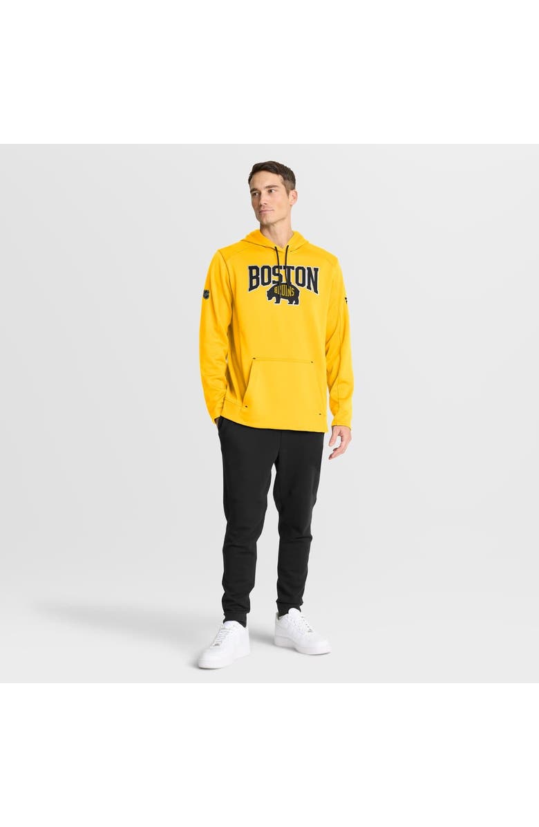 FANATICS Men's Fanatics Gold Boston Bruins 2026 NHL Stadium Series Authentic Pro Pullover Hoodie, Alternate, color, Gold