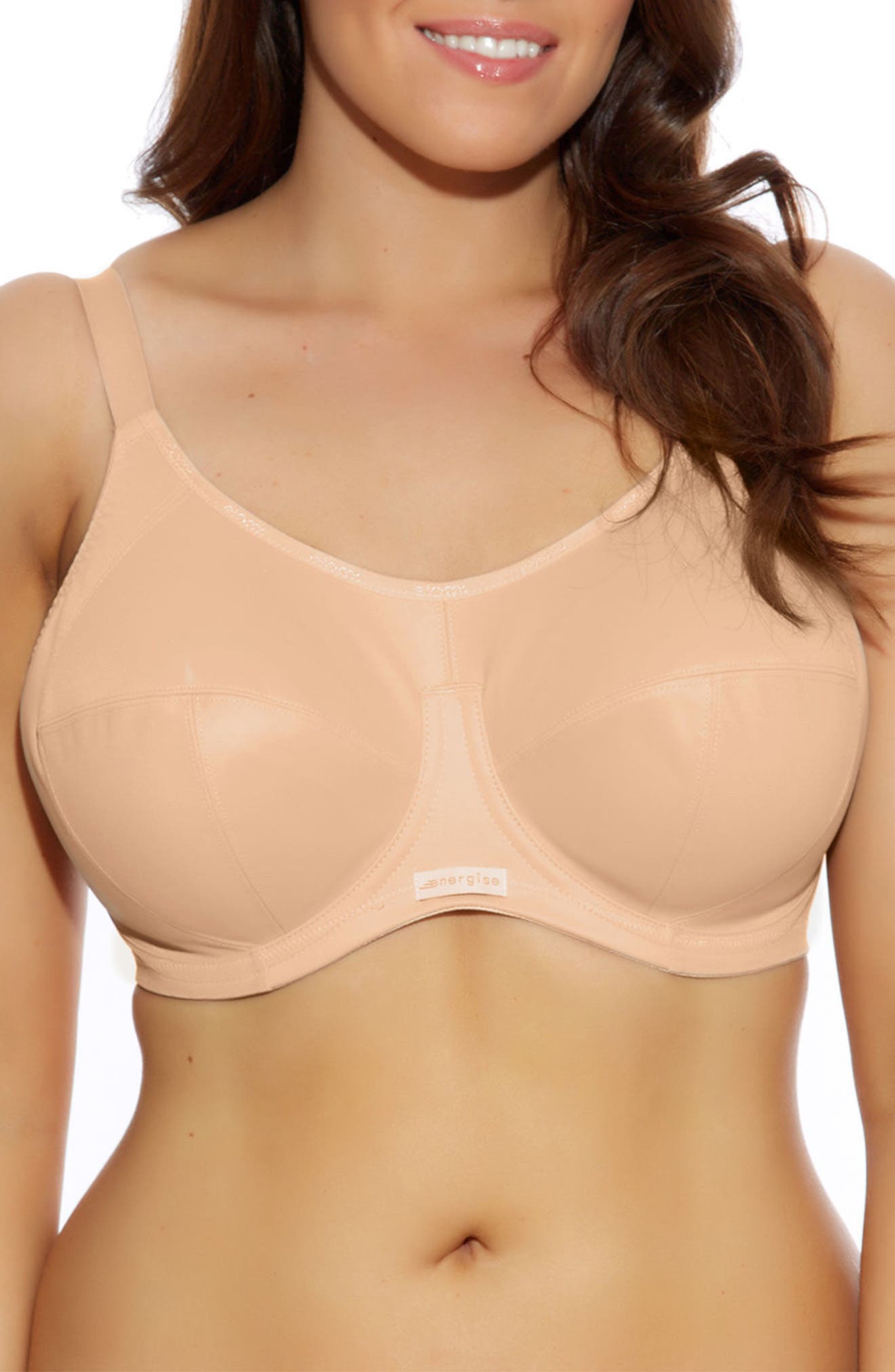 Elomi Energise Full Figure Sports Bra in Nude 