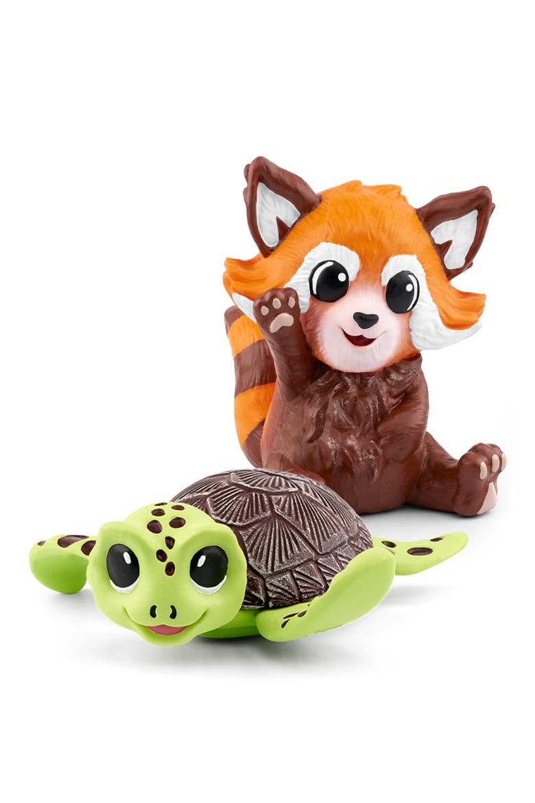 Conservation Crew Bobby the Sea Turtle & Nina the Red Panda Tonie Audio Character Bundle, Main, color, MULTICOLOR