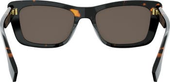 Lettering 53mm Cat Eye Sunglasses