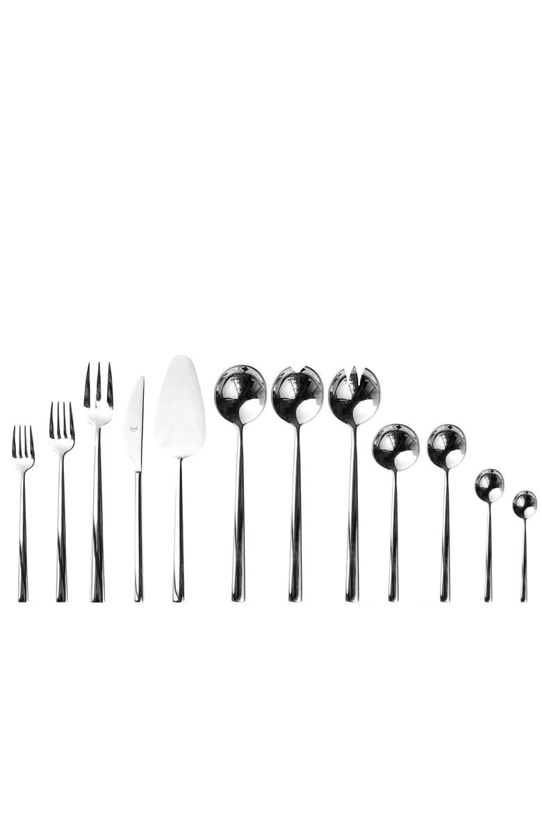 Mepra Movida Flatware Set - 67 Pieces, Main, color, Stainless Steel