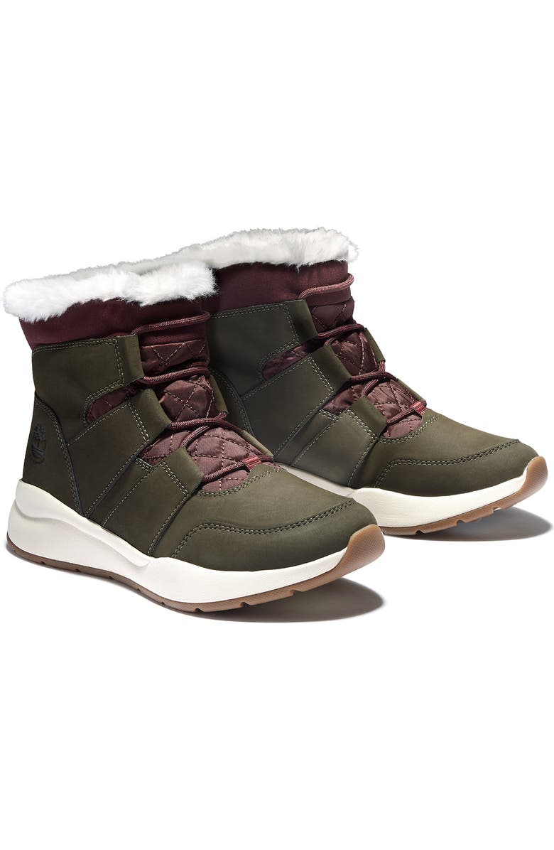 Timberland Boroughs Faux Fur Lined Winter Boot, Alternate, color,