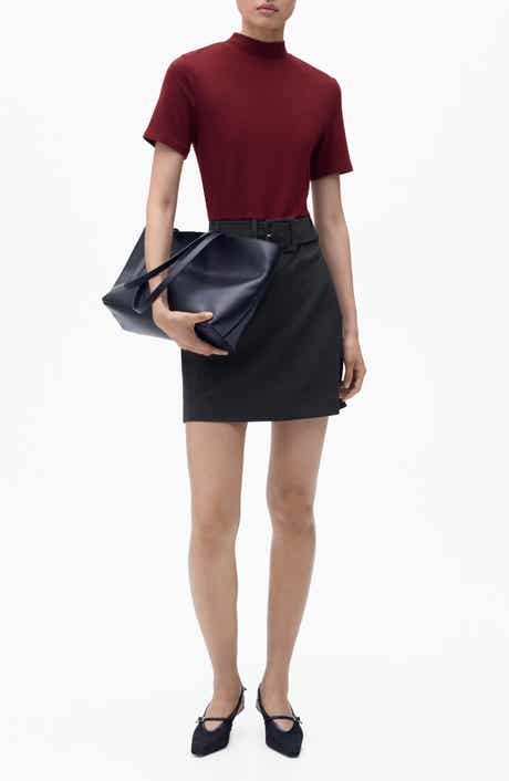 MANGO Belted Minidress