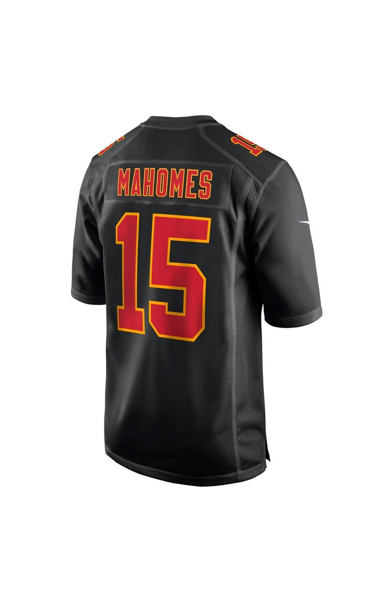 Nike Men's Nike Patrick Mahomes Carbon Black Kansas City Chiefs Super Bowl LIX Fashion Game Jersey, Alternate, color, 