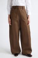 Simone Rocha Utility Curve Wide Leg Jeans