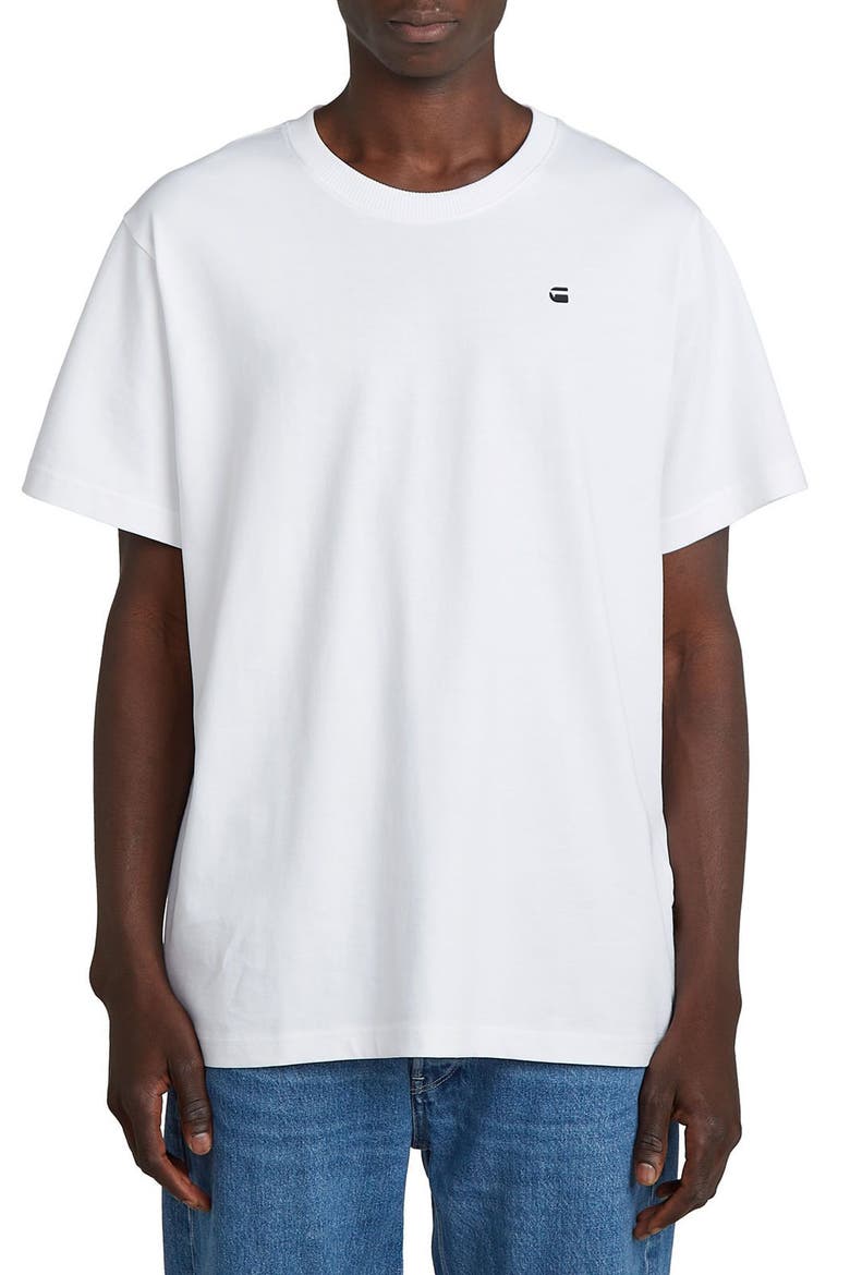Photo Print Organic Cotton Graphic T-Shirt, Main, color, WHITE KNEE PATCH