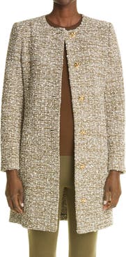 St. John Collection Bouclé Topper