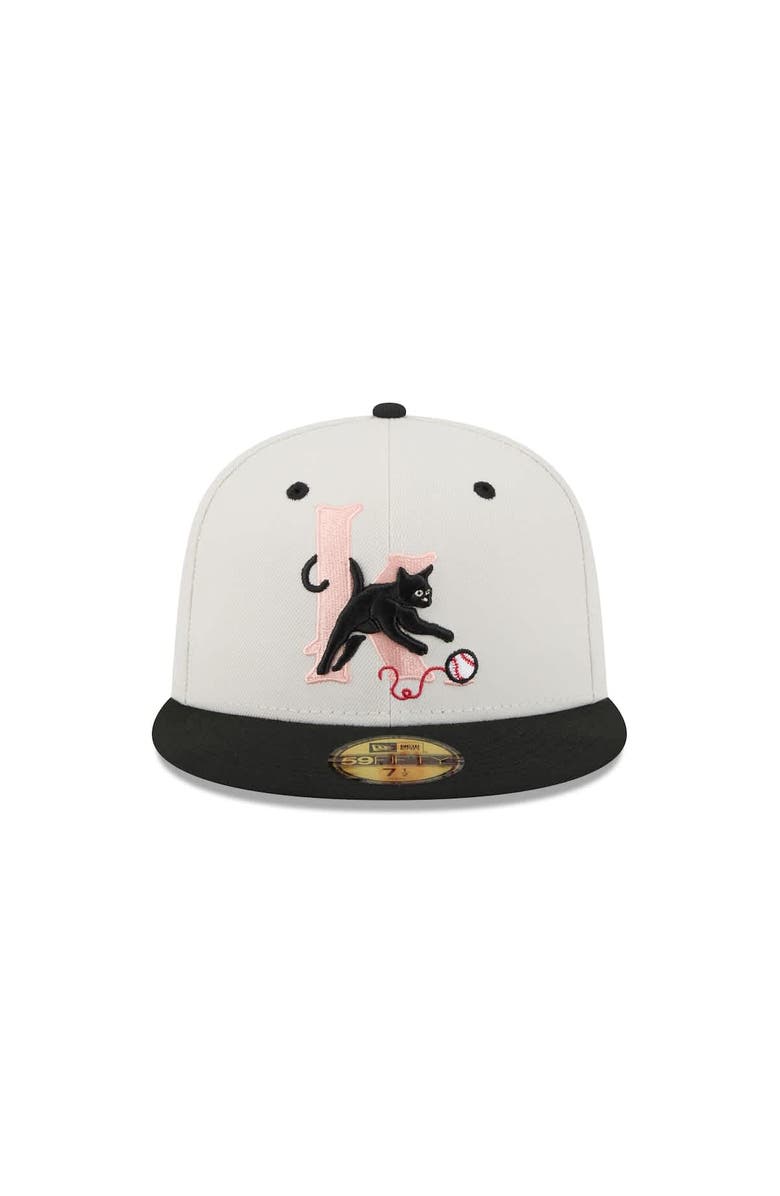 New Era Men's New Era  Off White Inland Empire 66ers Theme Nights 59FIFTY Fitted Hat, Alternate, color, 