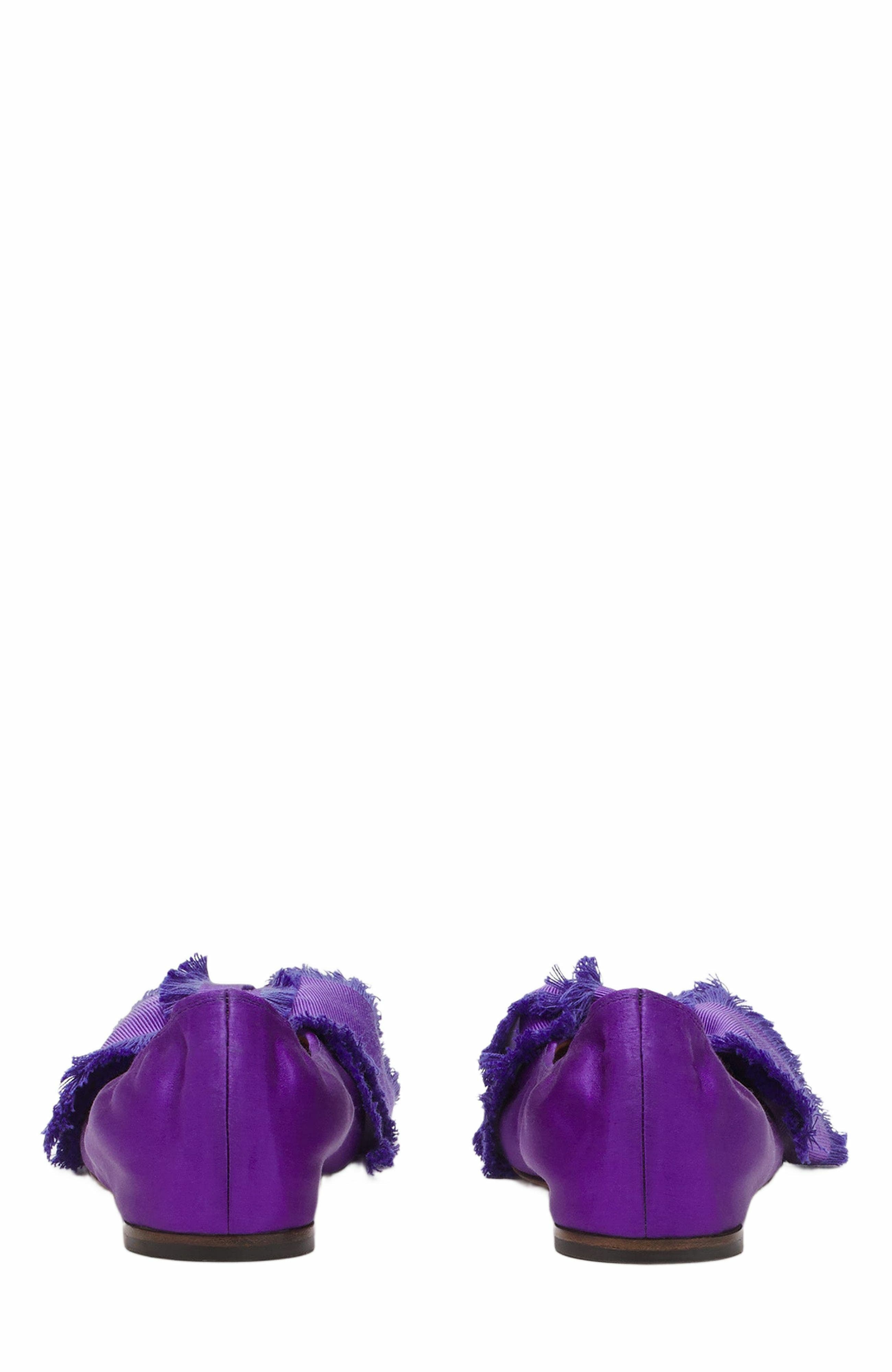 Lanvin Ballerina Flat With A Satin Bow, Alternate, color, 