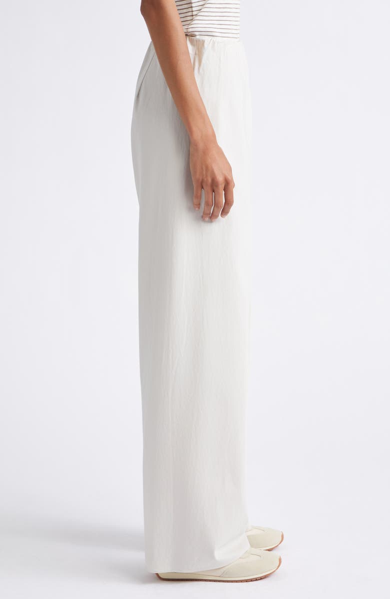 Vince Colette High Waist Cotton Twill Bias Pants, Alternate, color, Oyster