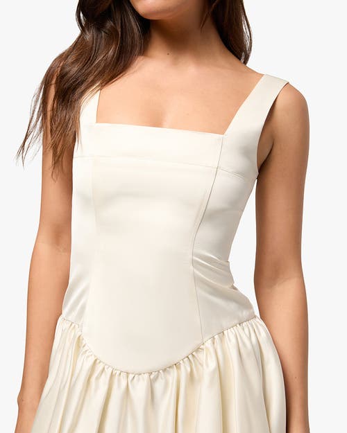 WEWOREWHAT WEWOREWHAT BUBBLE SKIRT CORSET MINI DRESS 