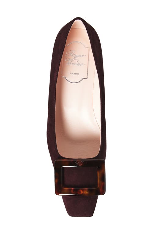 Roger Vivier Belle Vivier Block Heel Pump In Brown
