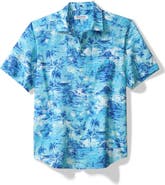 Tommy Bahama Bahama Coast Tidal Pursuit IslandZone® Short Sleeve Button-Up Shirt