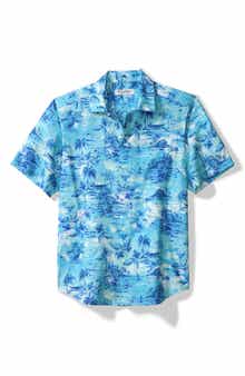 Tommy Bahama Bahama Coast Tidal Pursuit IslandZone® Short Sleeve Button-Up Shirt