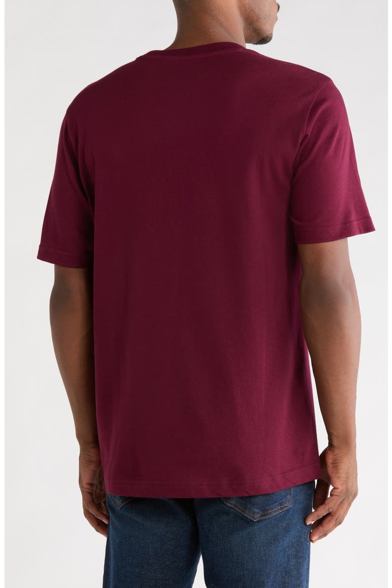 Varsity Tailsweep Graphic Tee, Alternate, color, MAROON