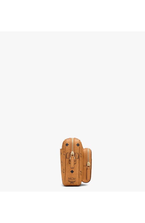 Mcm Women Monogram Shoulder Bag In Brown