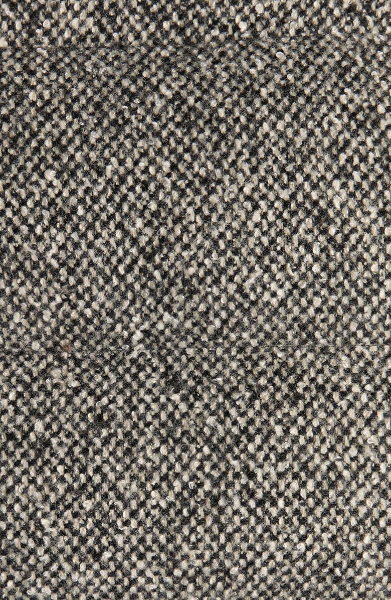 Moncler Agde Tweed Down Puffer Jacket, Alternate, color, Black/ White