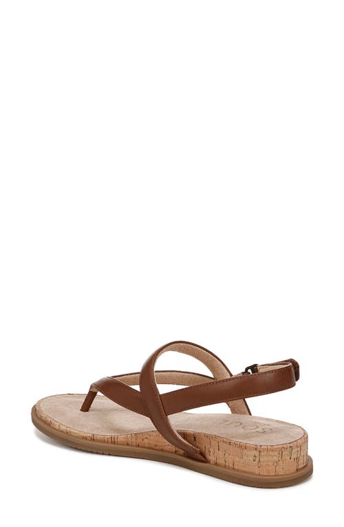 Shop Soul Naturalizer Carolyn Slingback Sandal In Brown Faux Leather