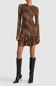 ALICE + OLIVIA Wendy Fit and Flare Minidress