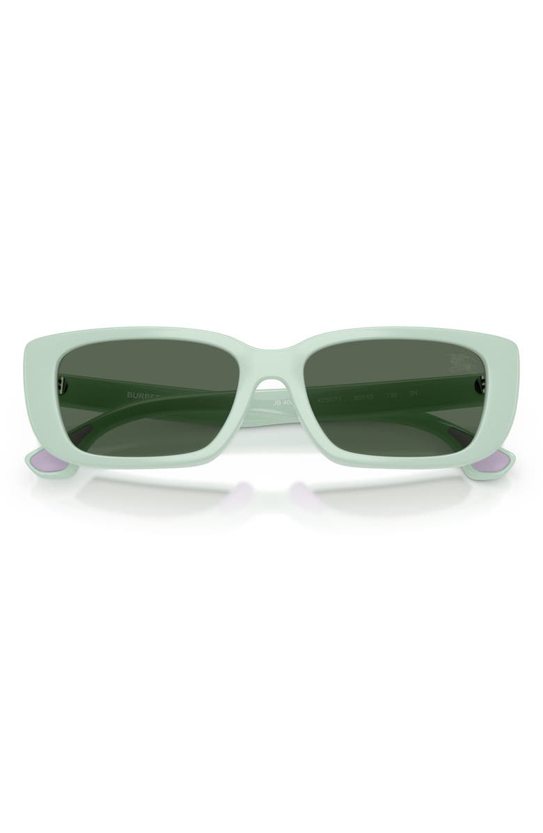 Burberry Kids' 50mm Rectangular Sunglasses, Alternate, color, Green / Dark Green