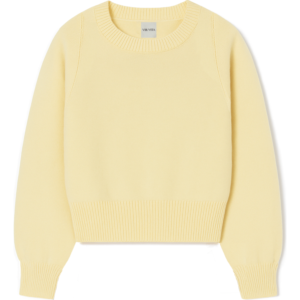 Vir Vita Genevieve Sweater In Yellow