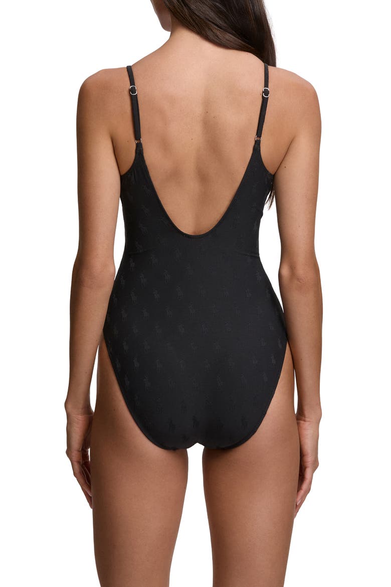 Kennedy One-Piece Swimsuit, Alternate, color, BLACK