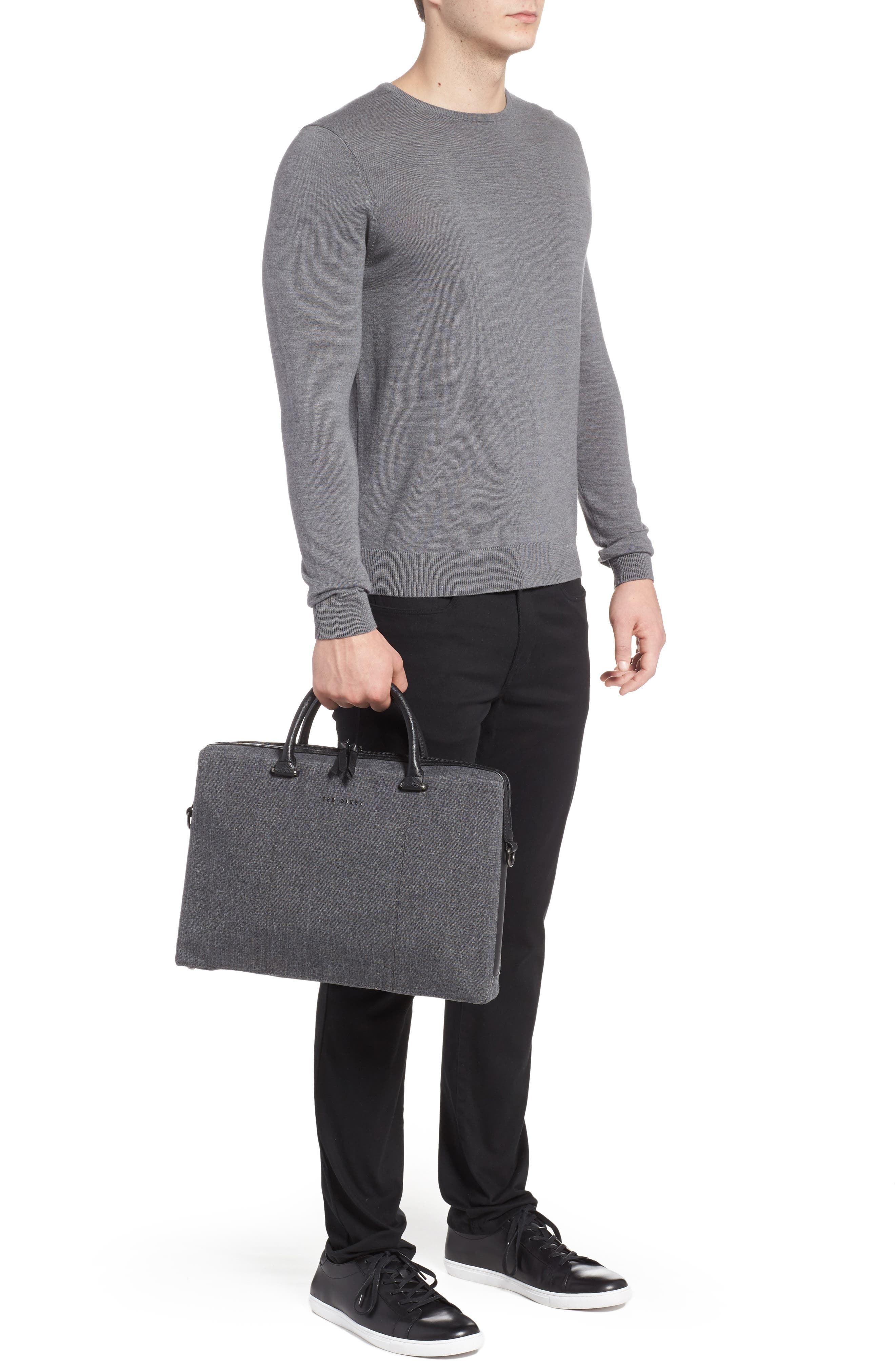 Citrice Document Briefcase, Alternate, color, CHARCOAL