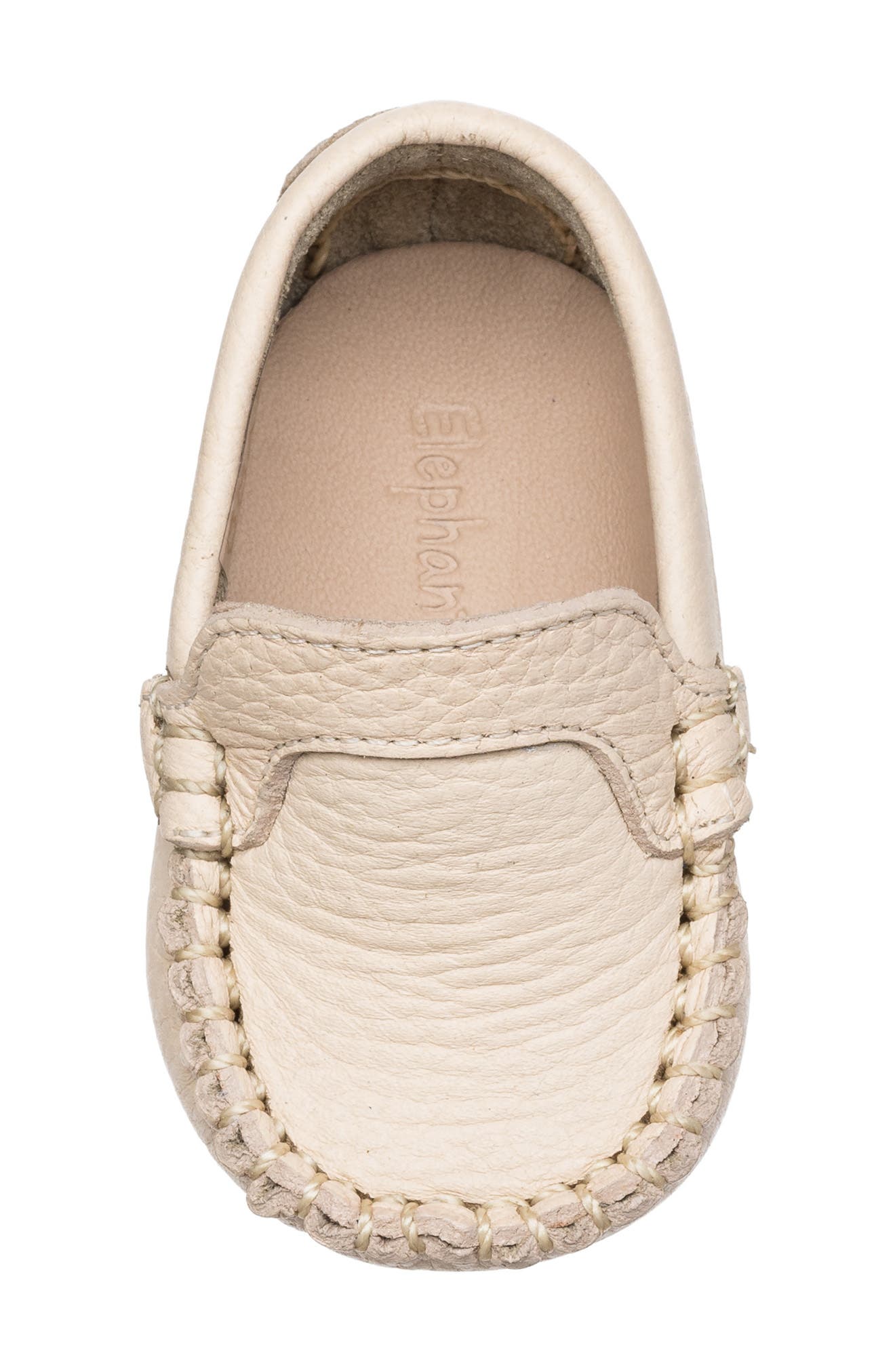 Elephantito Crib Shoe, Alternate, color, Cream