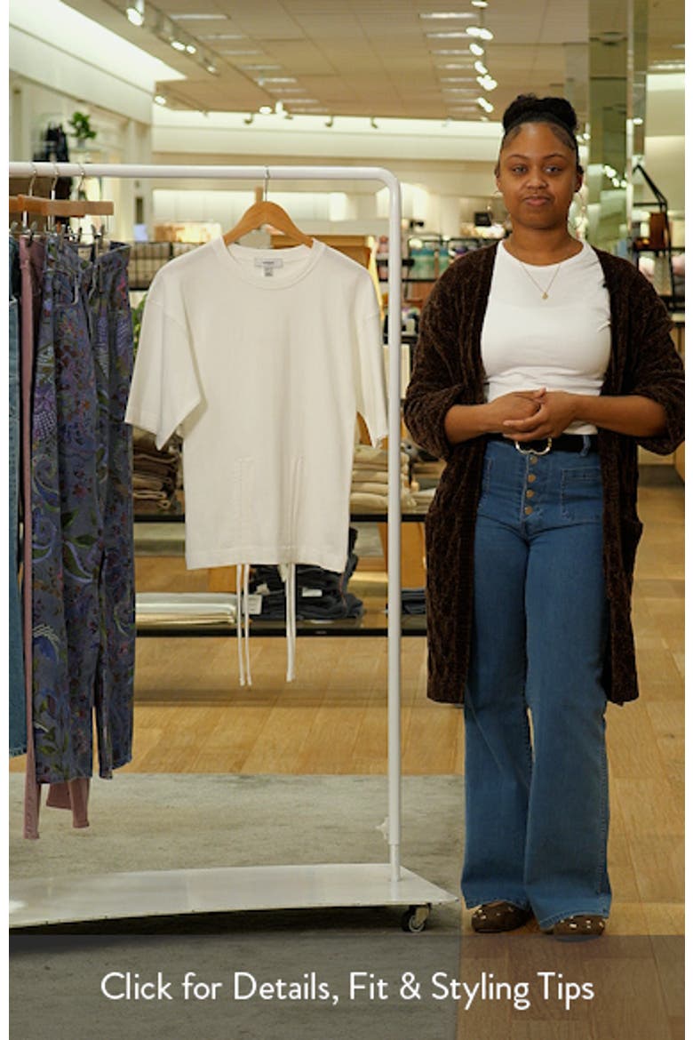 Drawstring Hem T-Shirt video