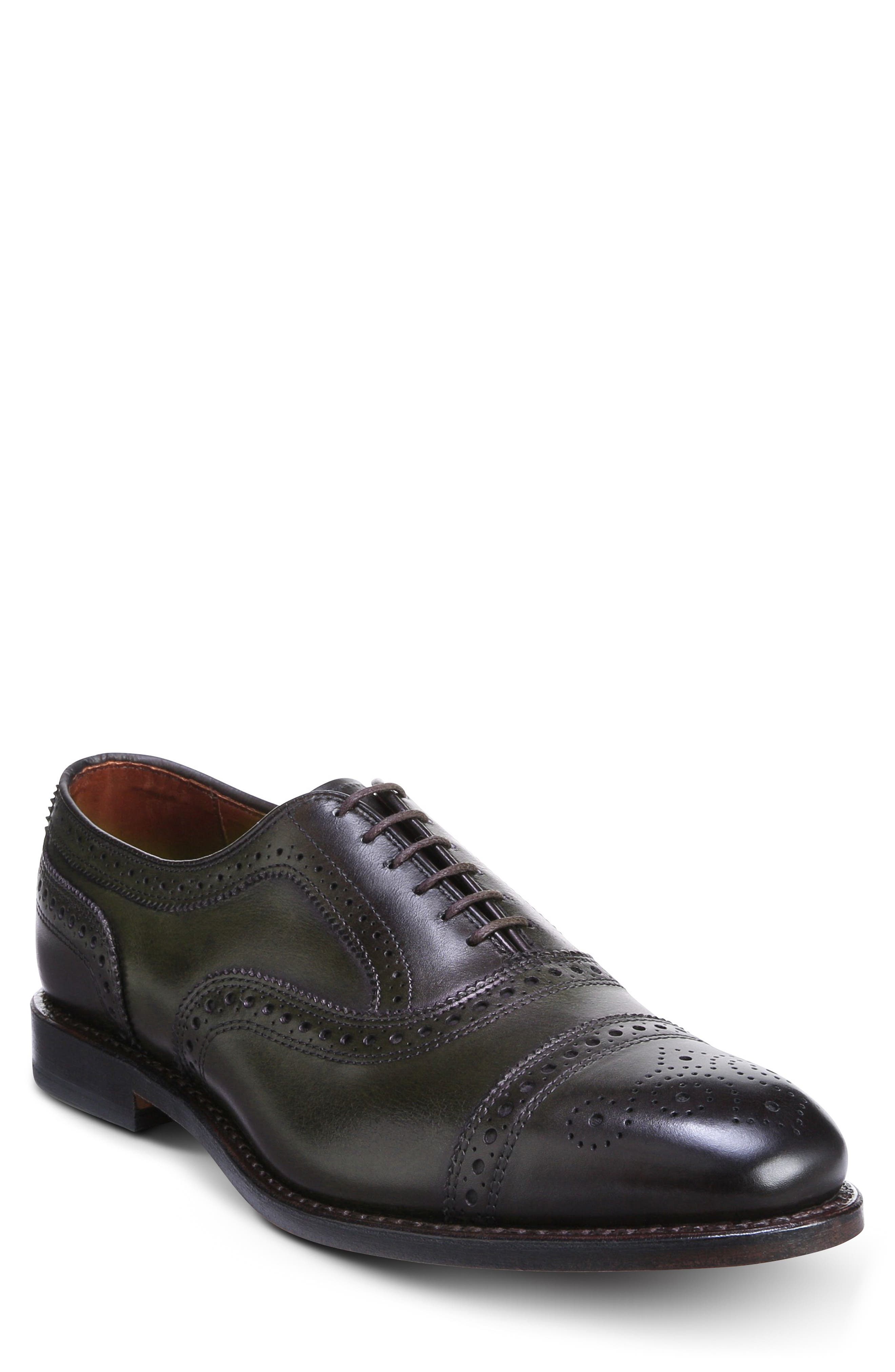Strand Cap Toe Oxford, Main, color, OLIVE