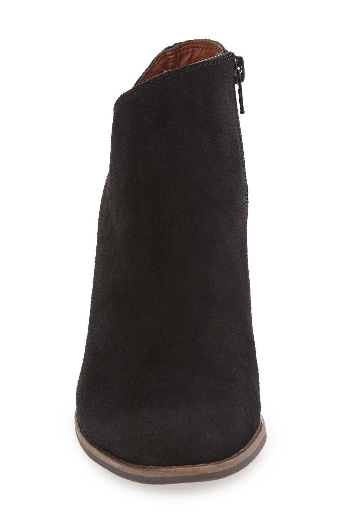 Lucky Brand 'Yakeena' Zip Wedge Bootie, Alternate, color, 