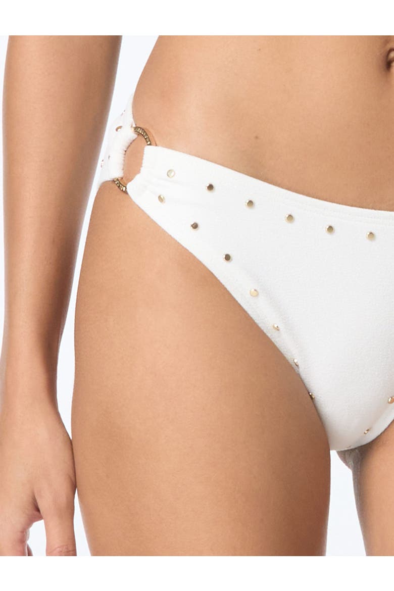 Ring Side Bikini Swim Bottom, Alternate, color, White