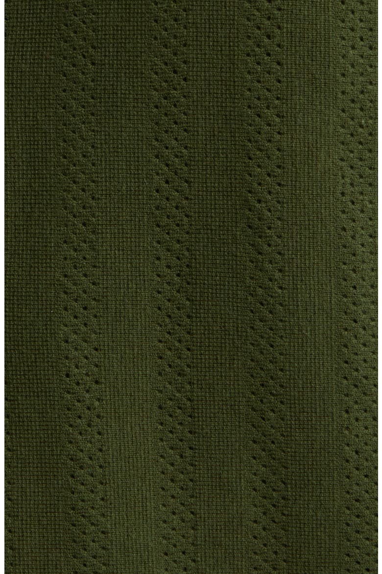 Crosscut Knit Polo, Alternate, color, RIFLE GREEN