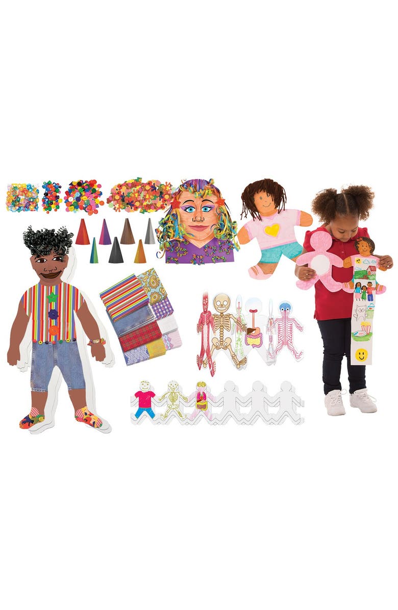 Kaplan Early Learning Company All About Me - Creative Open Ended Arts Kit, Main, color,