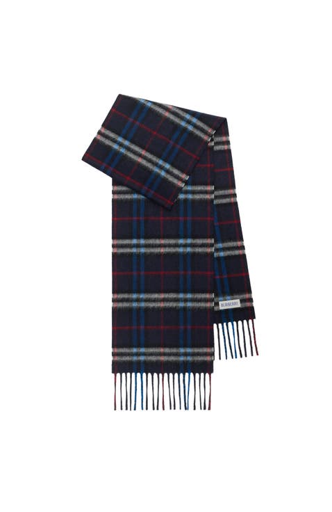 Check Cashmere Scarf