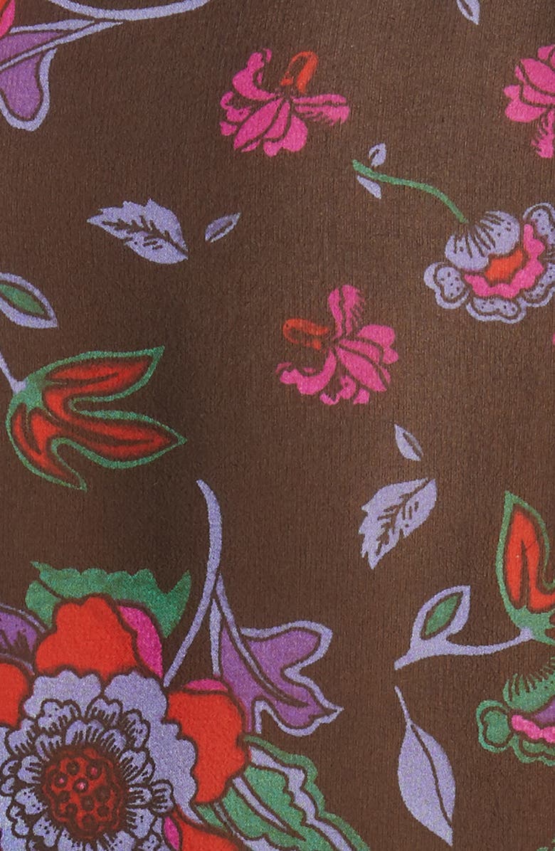 Veronica Beard Harlem Floral Silk Blouse, Alternate, color, 