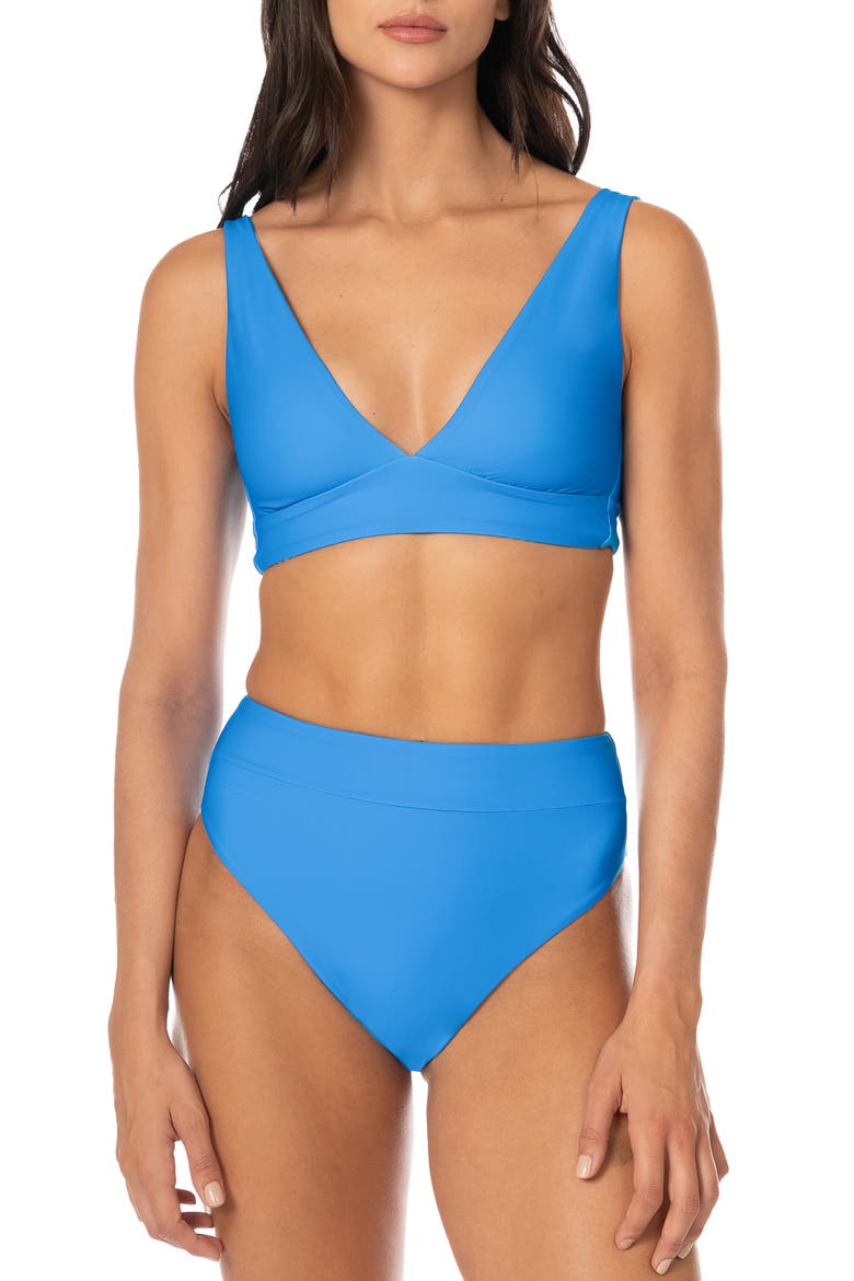 Blue Suzy Q Reversible Bikini Bottoms, Alternate, color, BLUE