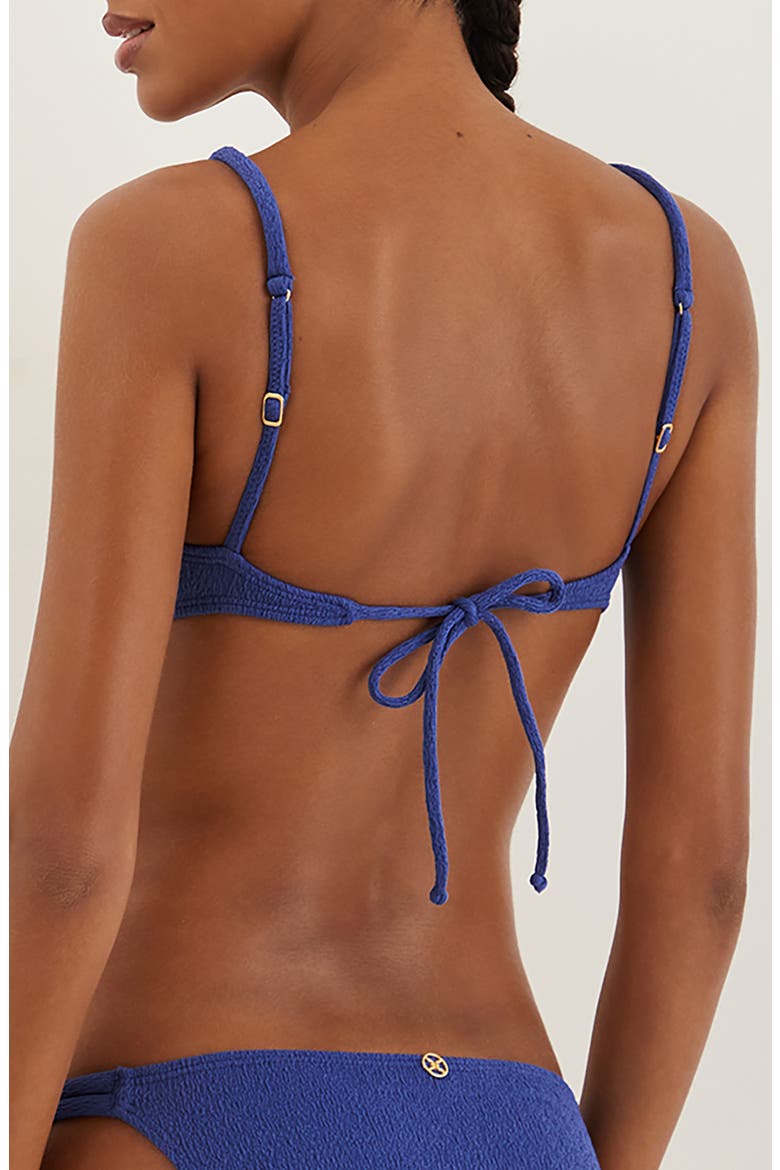 Firenze Edie Nissi Bikini Top, Alternate, color, BLUE