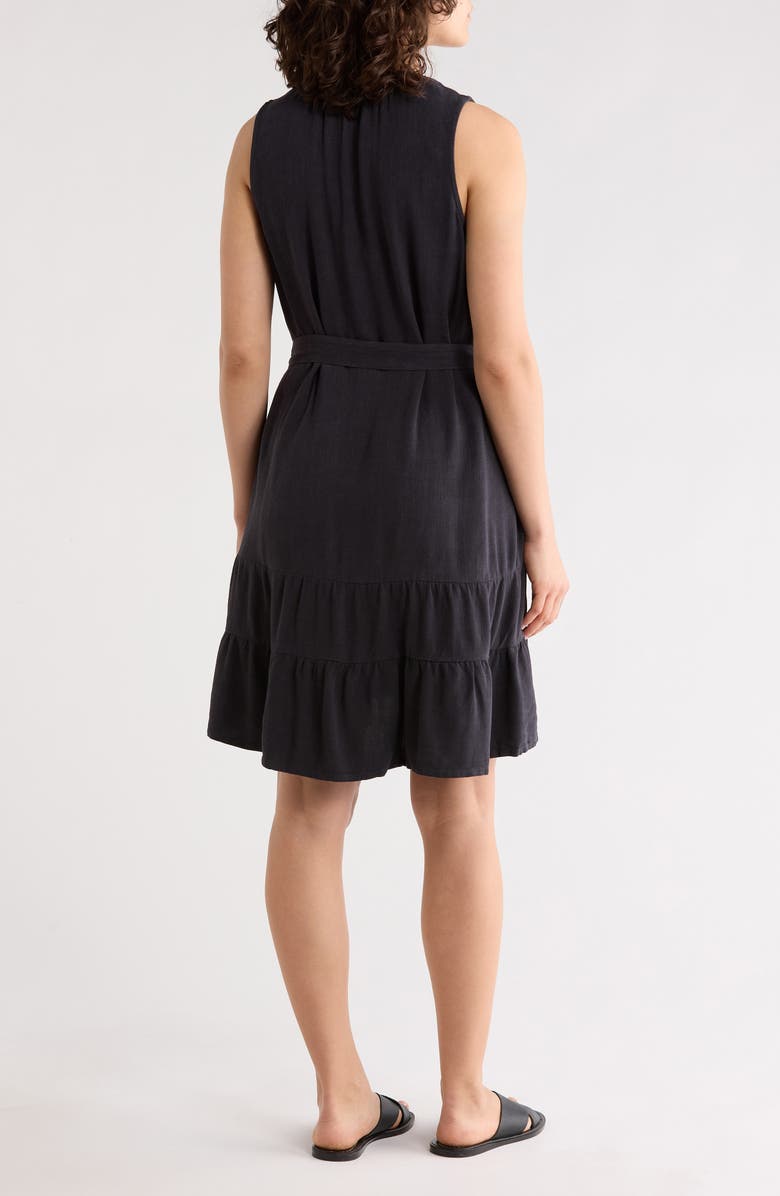 Splendid Hudson Sleeveless Flounce Hem Dress, Alternate, color, Lead