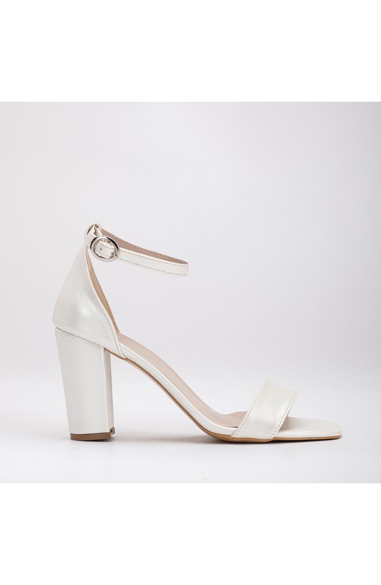 Forever & Always Shoes Ariadne High Heels Sandals with Ribbon, Alternate, color, Ivory