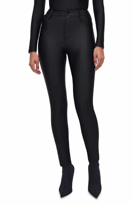 Good American Good Waist High Shine Compression Leggings