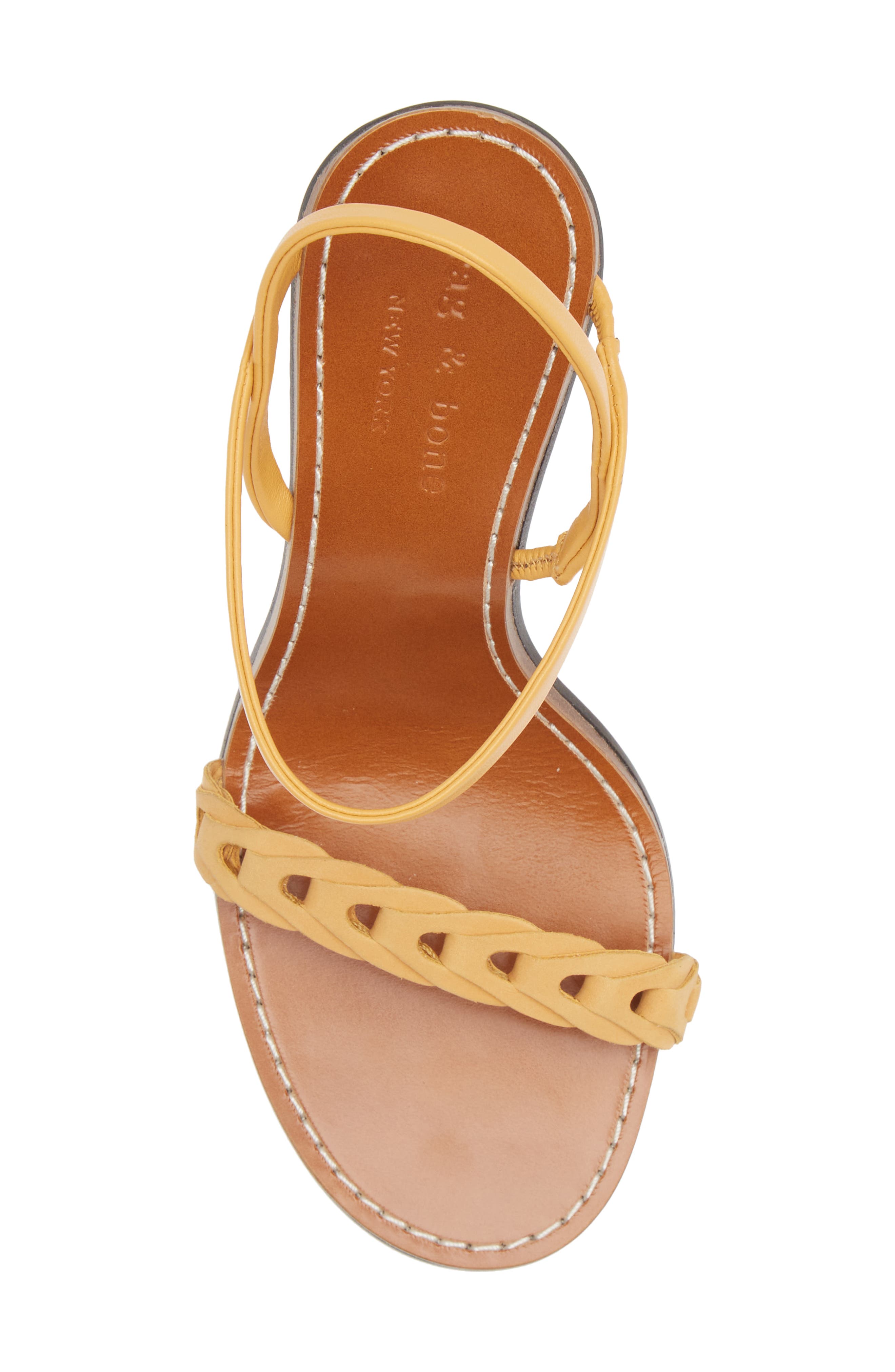 rag &amp; bone Infinity Sandal, Alternate, color, Putty Leather