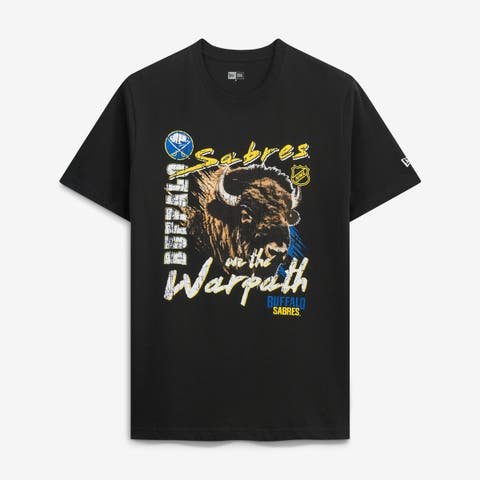 Men's New Era  Black Buffalo Sabres On the Warpath T-Shirt