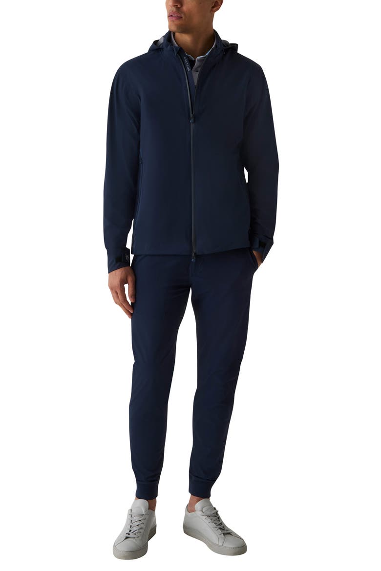 Chenoa Water Resistant Hooded Jacket, Alternate, color, MALTESE BLUE