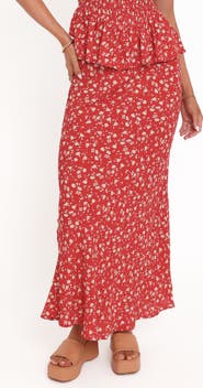 Petal & Pup Zoella Floral Print Maxi Skirt