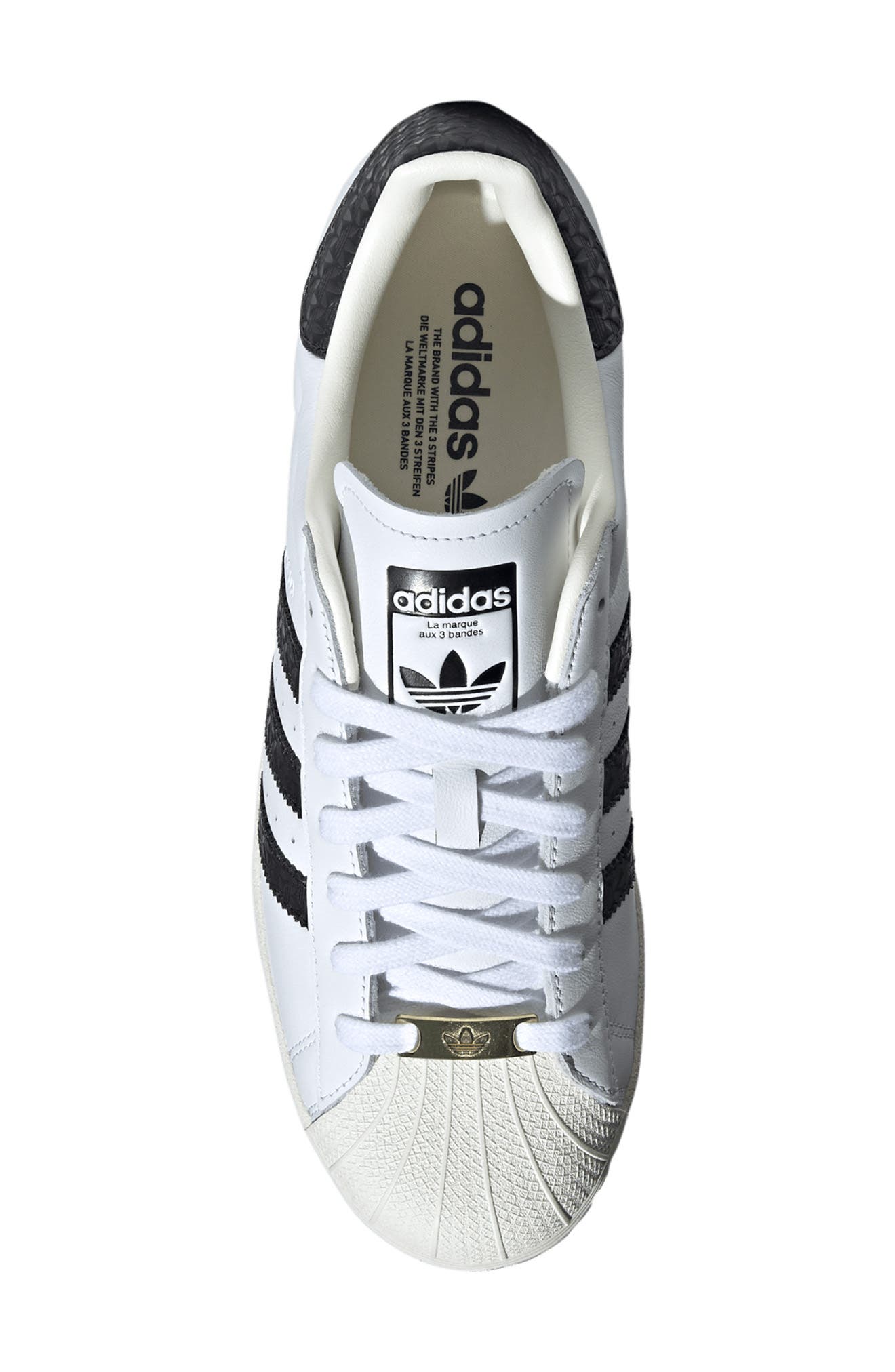 adidas Superstar Sneaker, Alternate, color, 