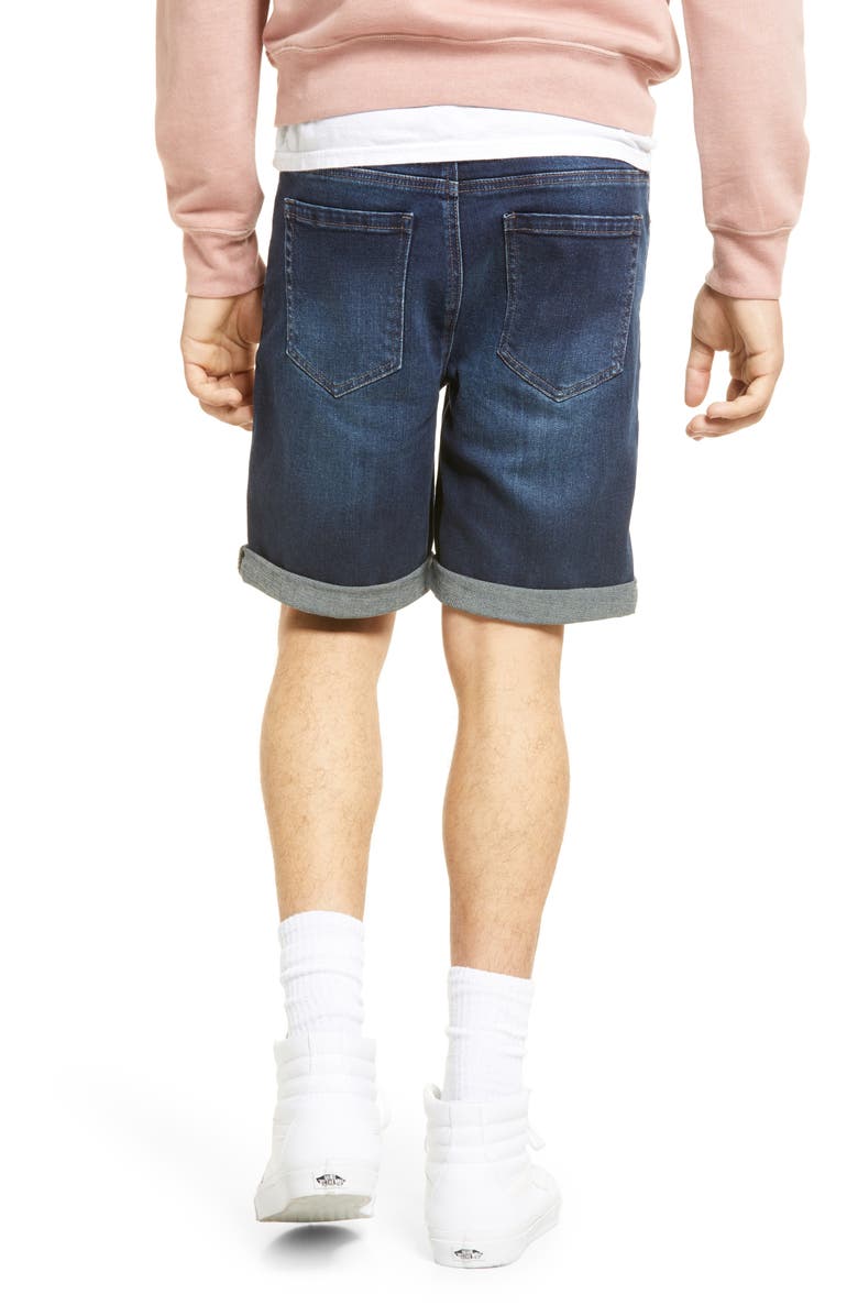 BP. Men's Slim Fit Stretch Denim Shorts, Alternate, color, 