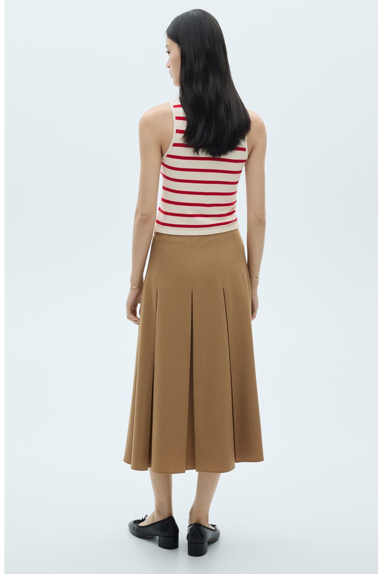 Stripe Knit Crop Tank, Alternate, color, RED