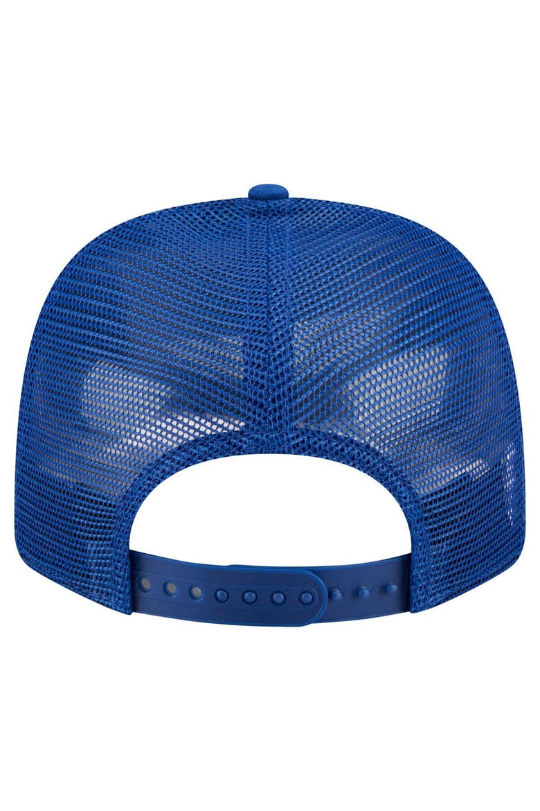 Men's New Era Royal Duke Blue Devils Primary 9SEVENTY Trucker Stretch-Snap Hat, Alternate, color, Royal