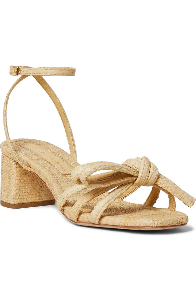 Loeffler Randall Mikel Bow Sandal, Main, color, Natural